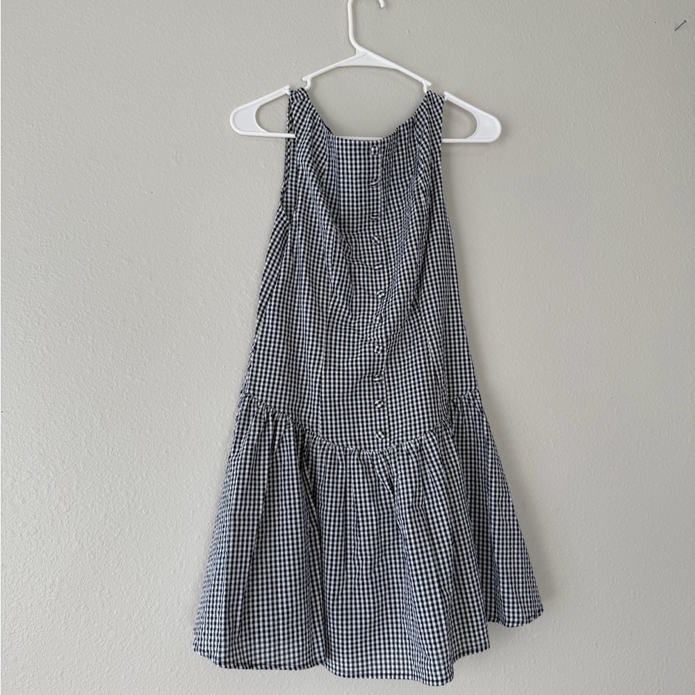 Black and White Gingham Dress